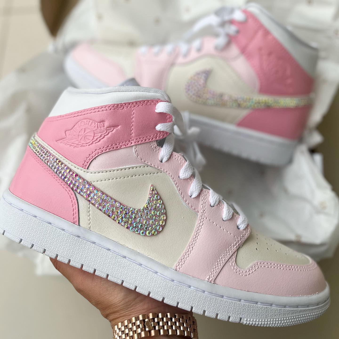 'Pink Flash' Custom Air Force 1