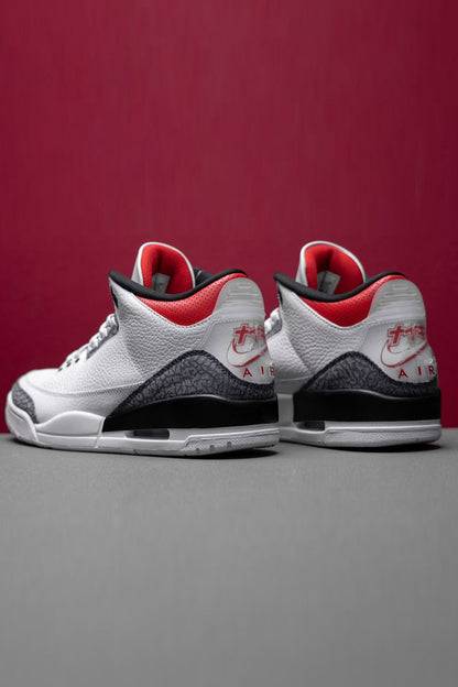 Custom Air Jordan 3 SE-T ‘Fire Red’ Japan Exclusive Sneakers