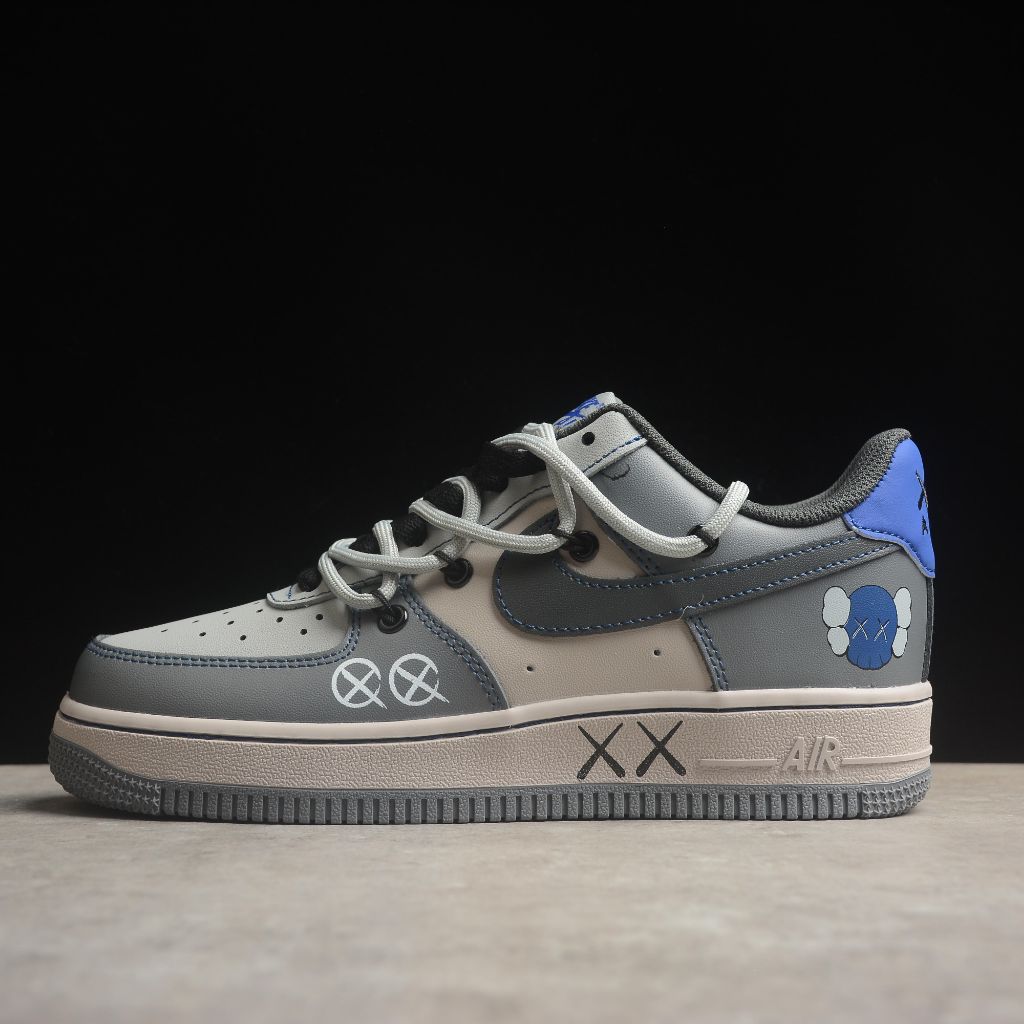 KAWSuede Custom Air Force 1 Style 2