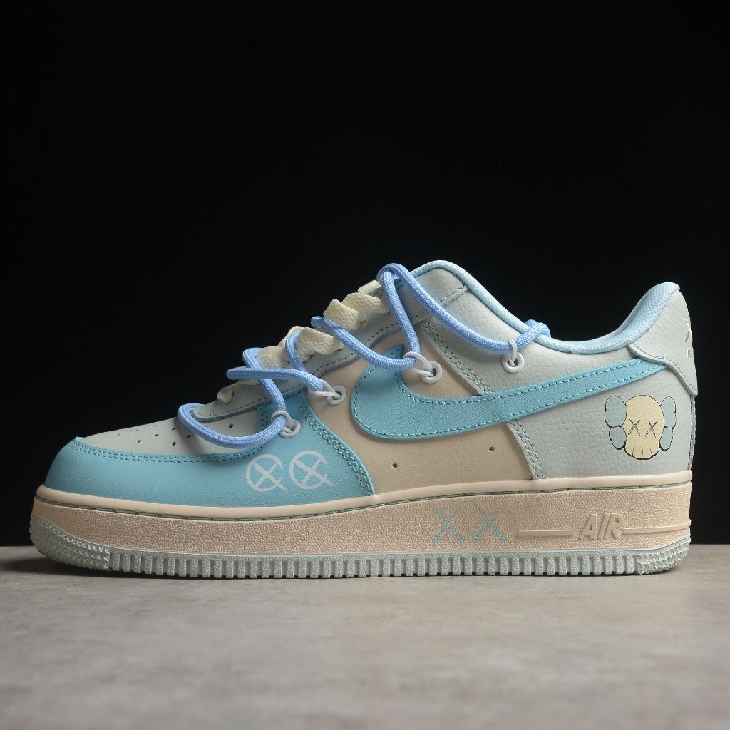 KAWSuede Custom Air Force 1 Style 3