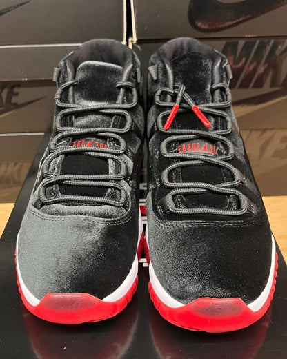 Bred Velvet” Custom Jordan 11