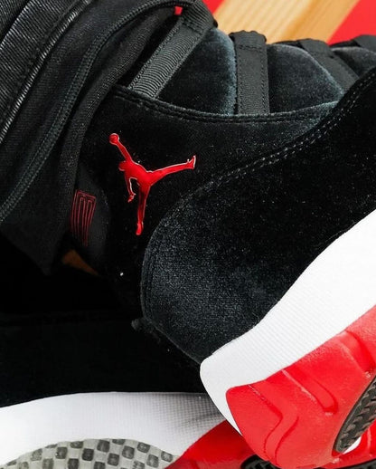 Bred Velvet” Custom Jordan 11