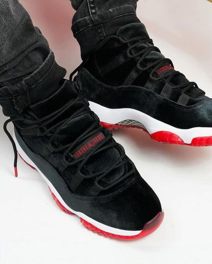 Bred Velvet” Custom Jordan 11