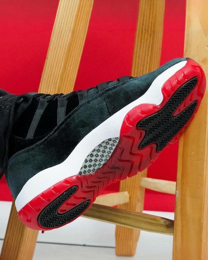 Bred Velvet” Custom Jordan 11