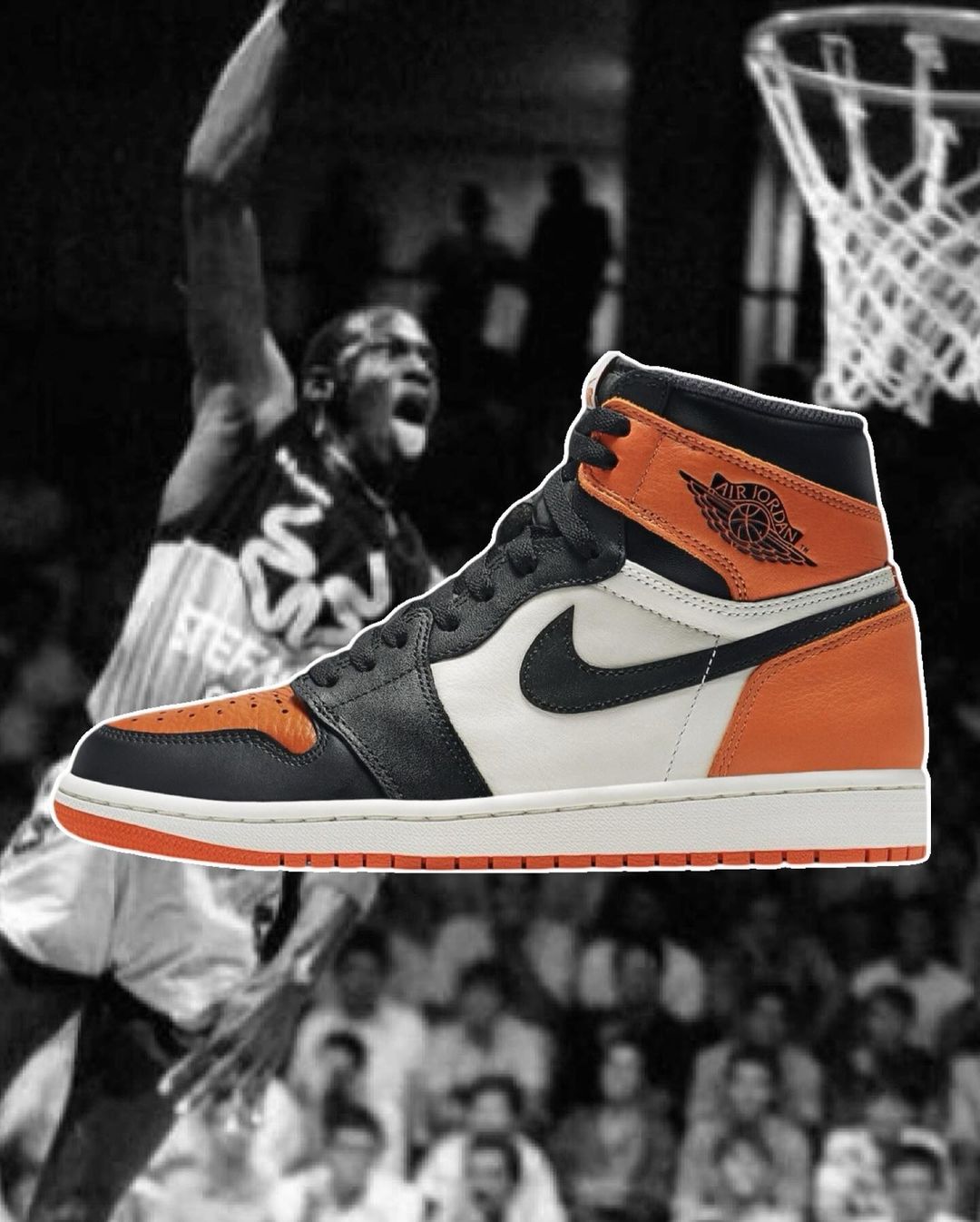 Custom Air Jordan 1 High OG “Shattered Backboard