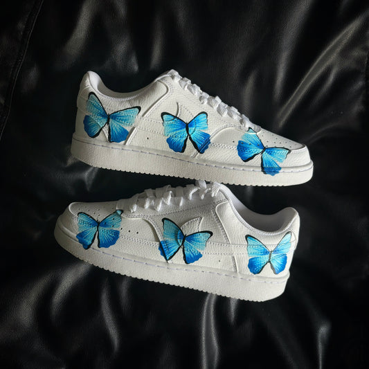 Custom Court Vision x Blue Butterfly