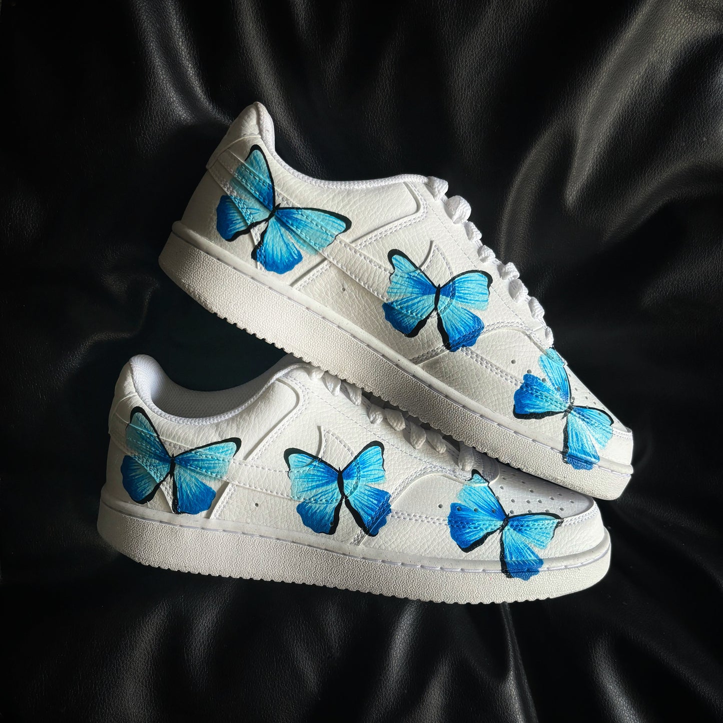 Custom Court Vision x Blue Butterfly