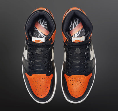 Custom Air Jordan 1 Retro High OG ‘Shattered Backboard’ Sneakers