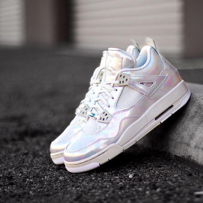 Custom Air Jordan 4 GG ‘Pearl’ Sneakers