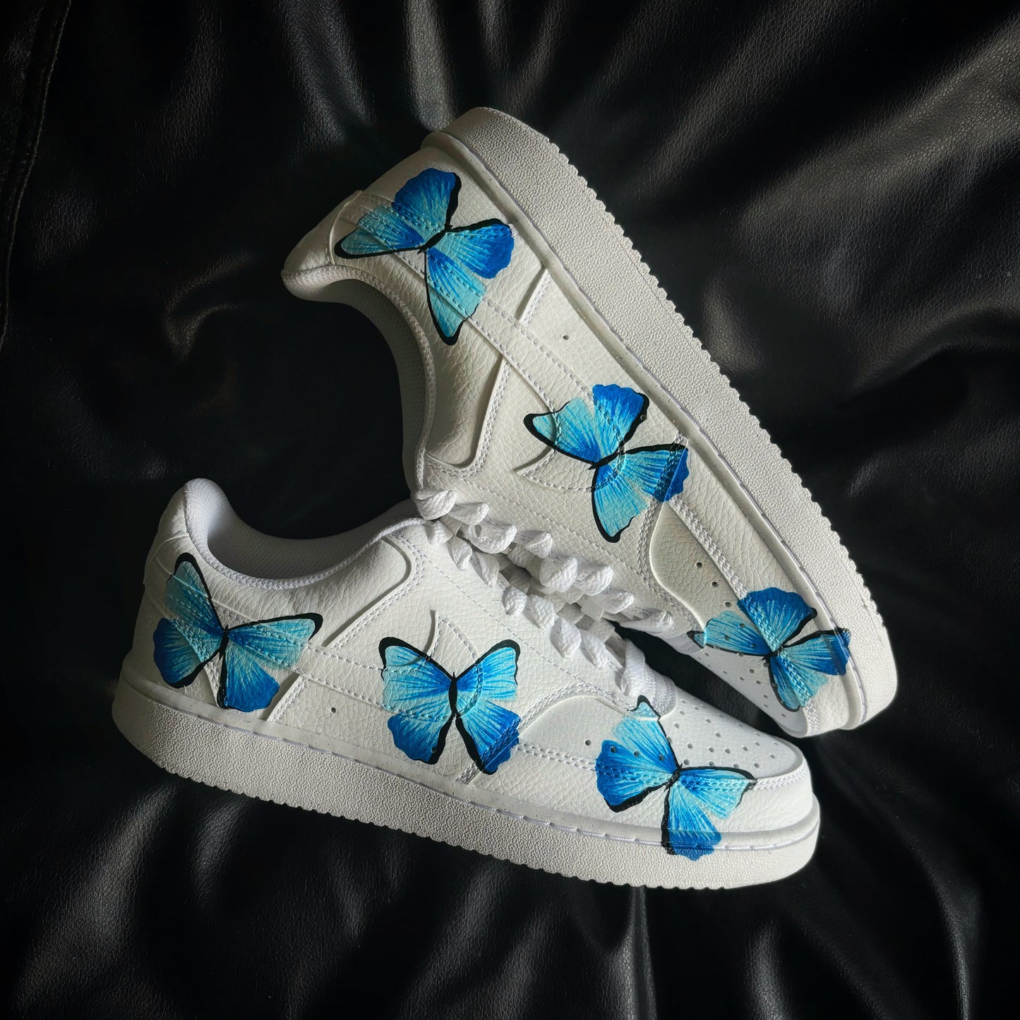 Custom Court Vision x Blue Butterfly