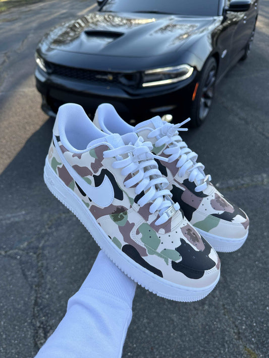 ‘Camo’ Custom Air Force 1’s