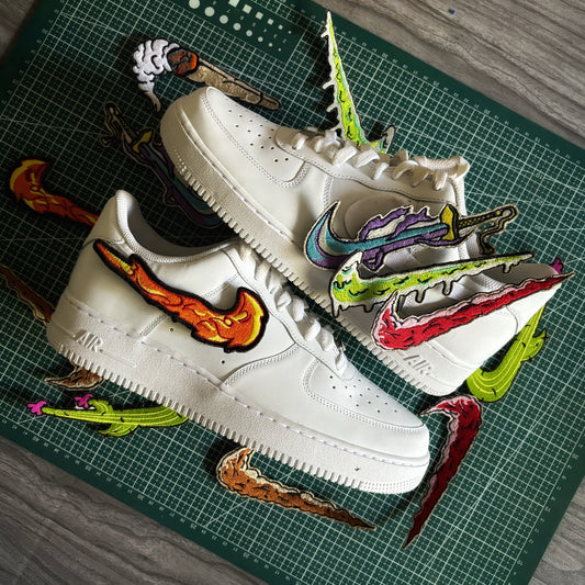 Custom Air Force 1 x Changeable Embroidered Swooshes