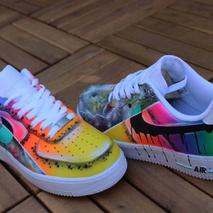 '2 in 1 - Universe & Neon Flash' Custom Air Force 1  0 reviews