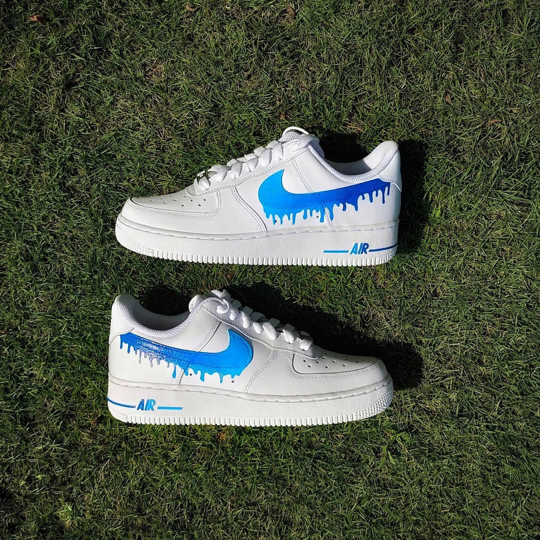 Custom Air Force 1 x Blue Drip