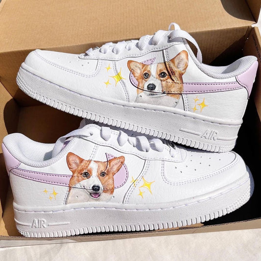 Custom Air Force 1 x Dog Potrait