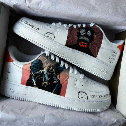 Custom Air Force 1 x Travis Scott