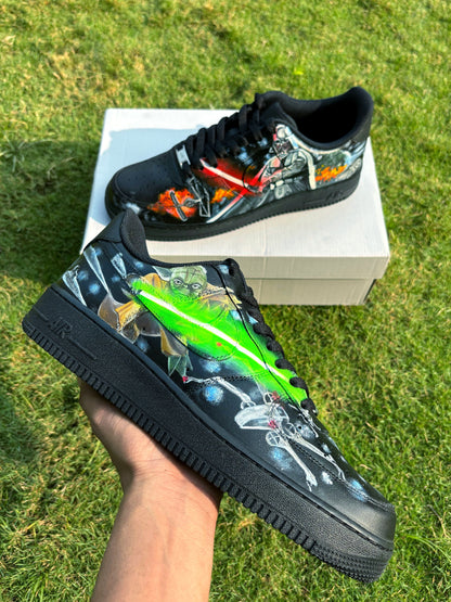 Custom Air Force 1 x Yoda x Darth Vader