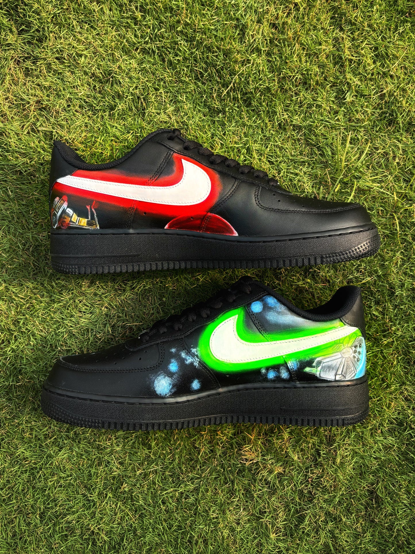 Custom Air Force 1 x Yoda x Darth Vader