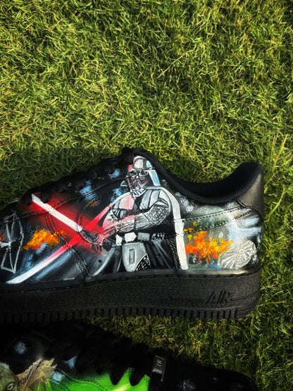 Custom Air Force 1 x Yoda x Darth Vader