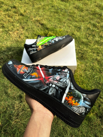 Custom Air Force 1 x Yoda x Darth Vader