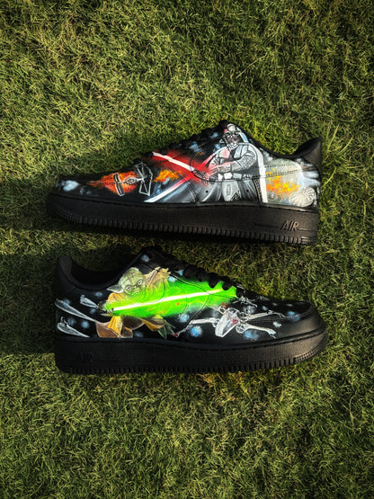 Custom Air Force 1 x Yoda x Darth Vader