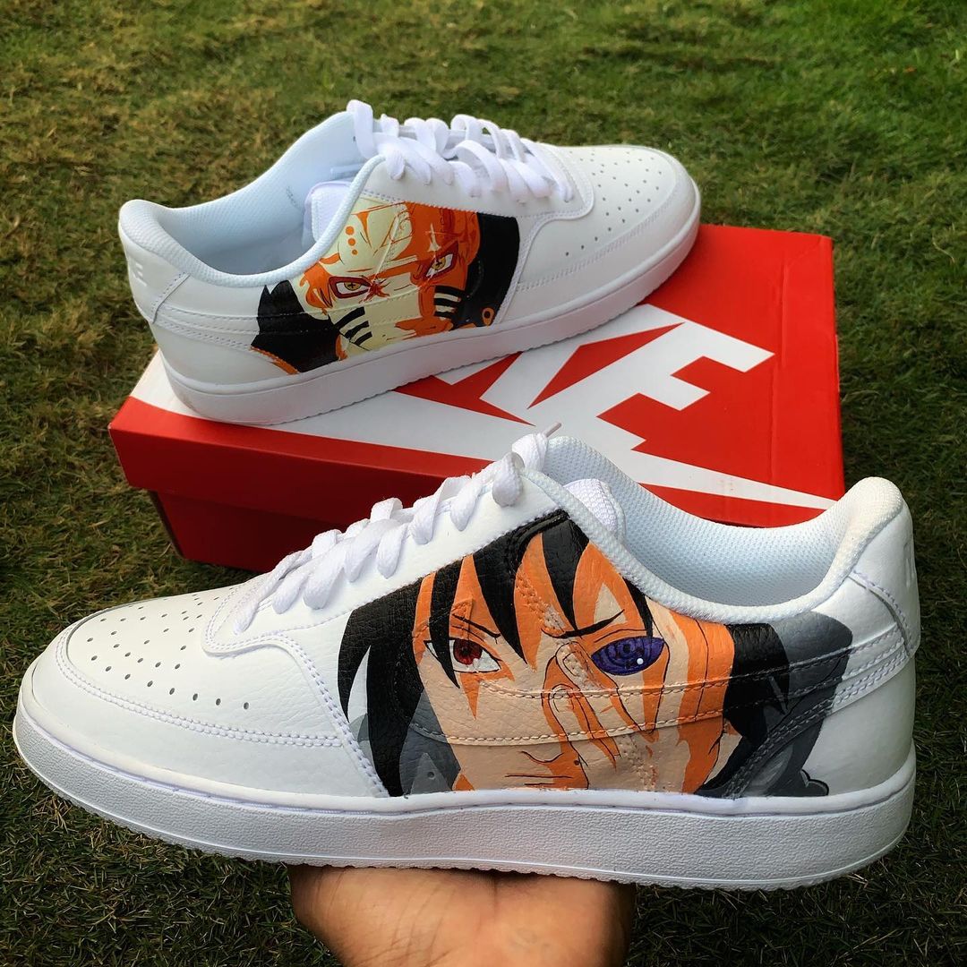 Custom Air Force 1 x Court Vision x Naruto x Sasuke