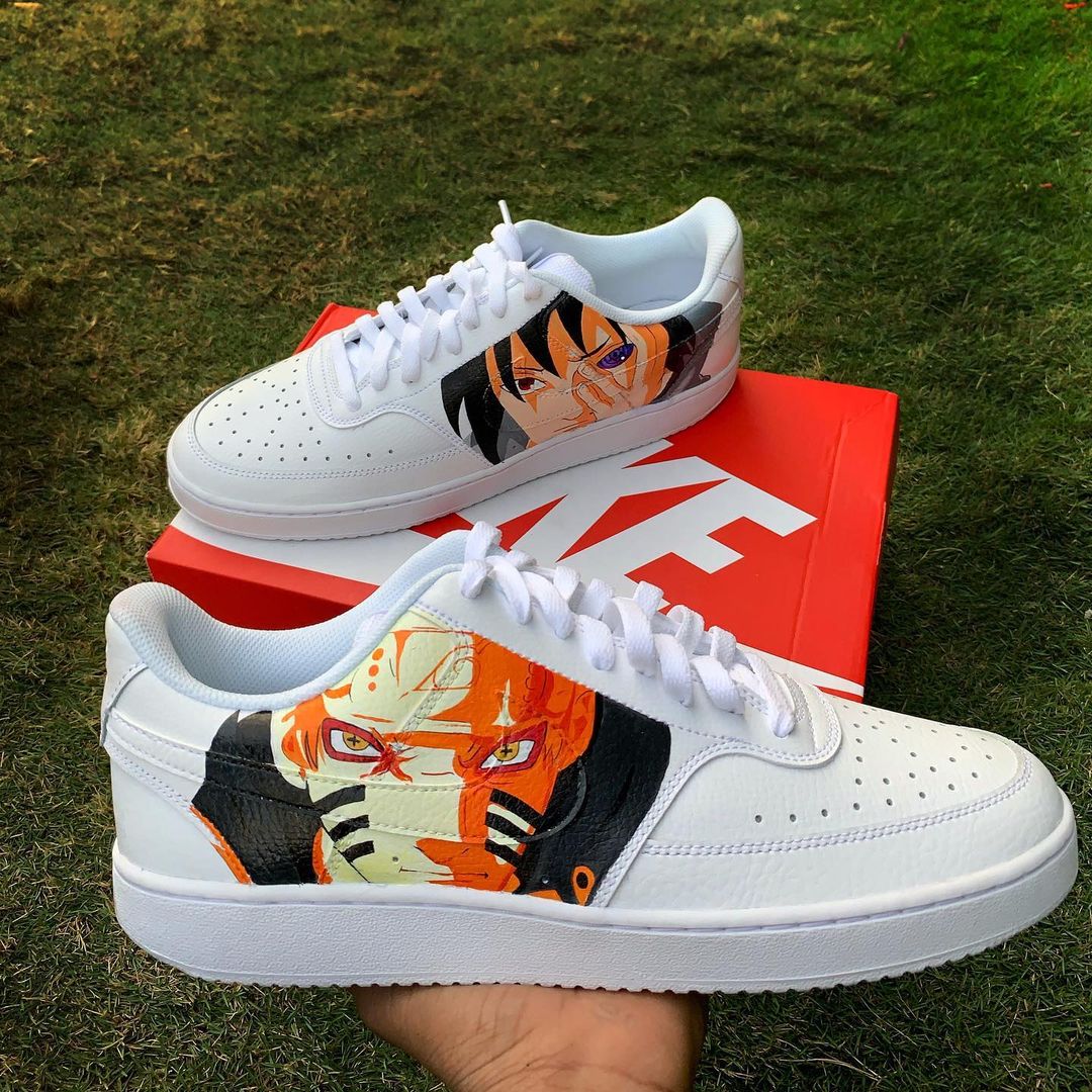 Custom Air Force 1 x Court Vision x Naruto x Sasuke