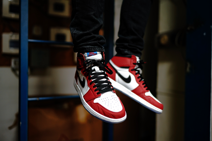 Custom Air Jordan 1 Retro High ‘Spider-Man Origin Story’ Sneakers