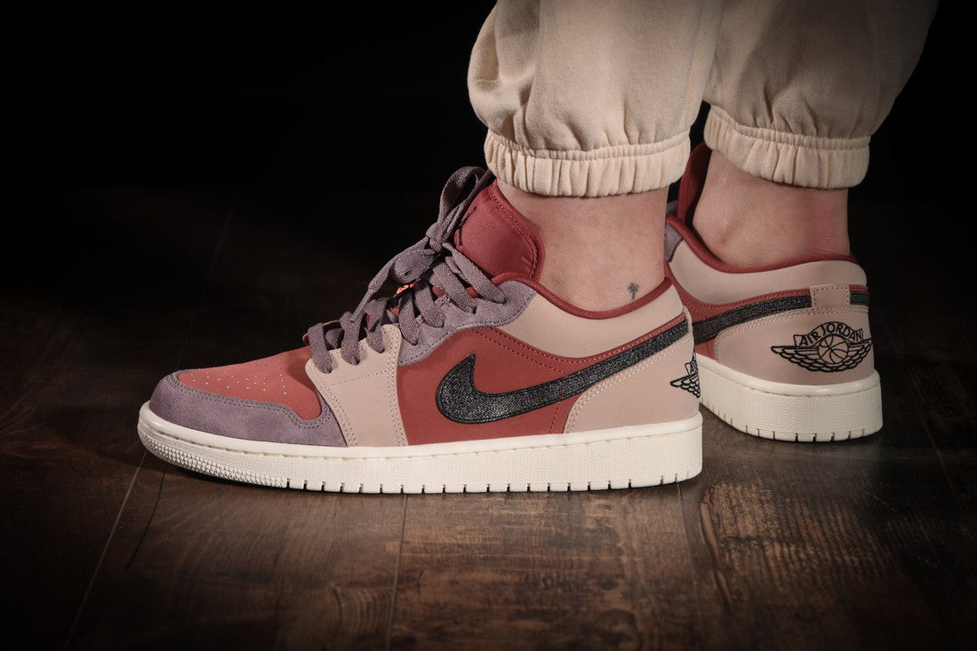 Custom Air Jordan 1 Low ‘Canyon Rust’ Sneakers