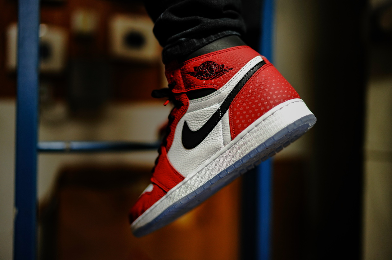 Custom Air Jordan 1 Retro High ‘Spider-Man Origin Story’ Sneakers