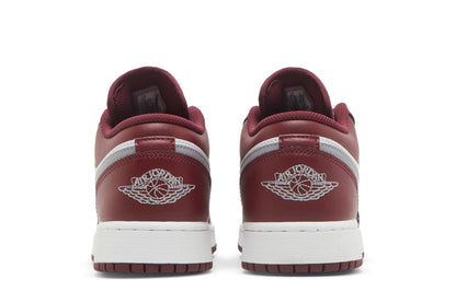 Custom Air Jordan 1 Low ‘Bordeaux’ Sneakers