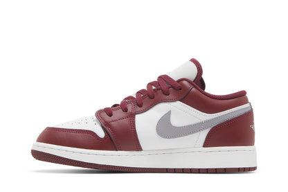 Custom Air Jordan 1 Low ‘Bordeaux’ Sneakers