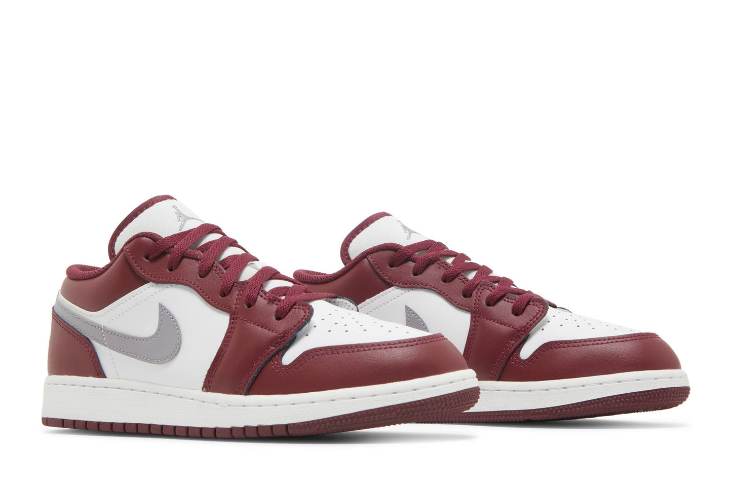 Custom Air Jordan 1 Low ‘Bordeaux’ Sneakers