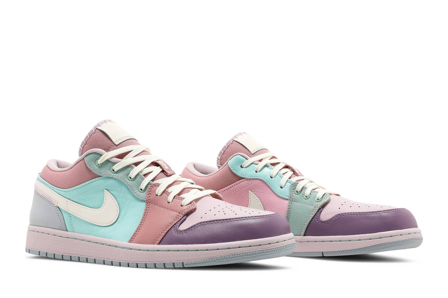 Custom Air Jordan 1 Low ‘Easter Pastel’ Sneakers