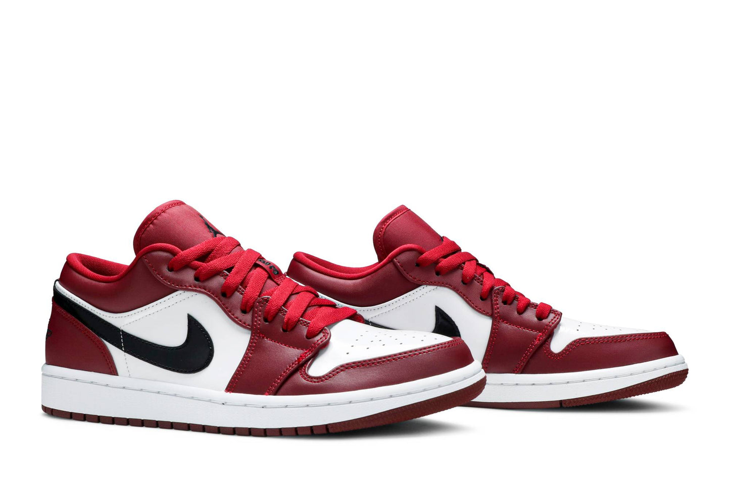 Custom Air Jordan 1 Low ‘Noble Red’ Sneakers