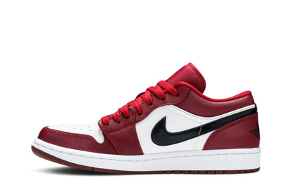 Custom Air Jordan 1 Low ‘Noble Red’ Sneakers