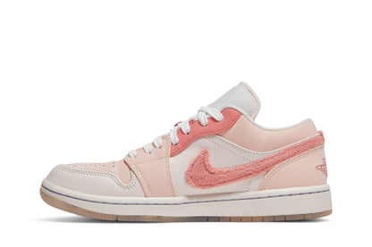 Custom Air Jordan 1 Low SE ‘Mighty Swooshers Pink’ Sneakers