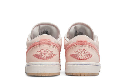 Custom Air Jordan 1 Low SE ‘Mighty Swooshers Pink’ Sneakers