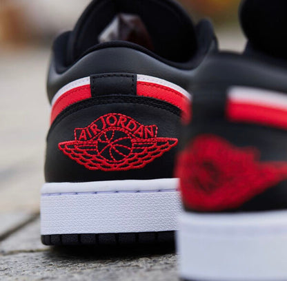 Custom Air Jordan 1 Low ‘Siren Red’ Sneakers