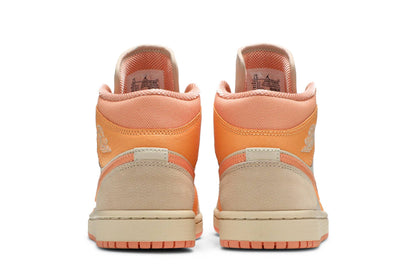 Custom Air Jordan 1 Mid ‘Apricot’ Sneakers