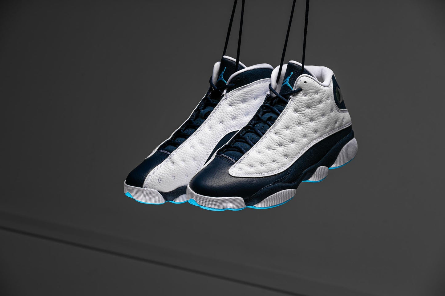 Custom Air Jordan 13 Retro ‘Obsidian’ Sneakers