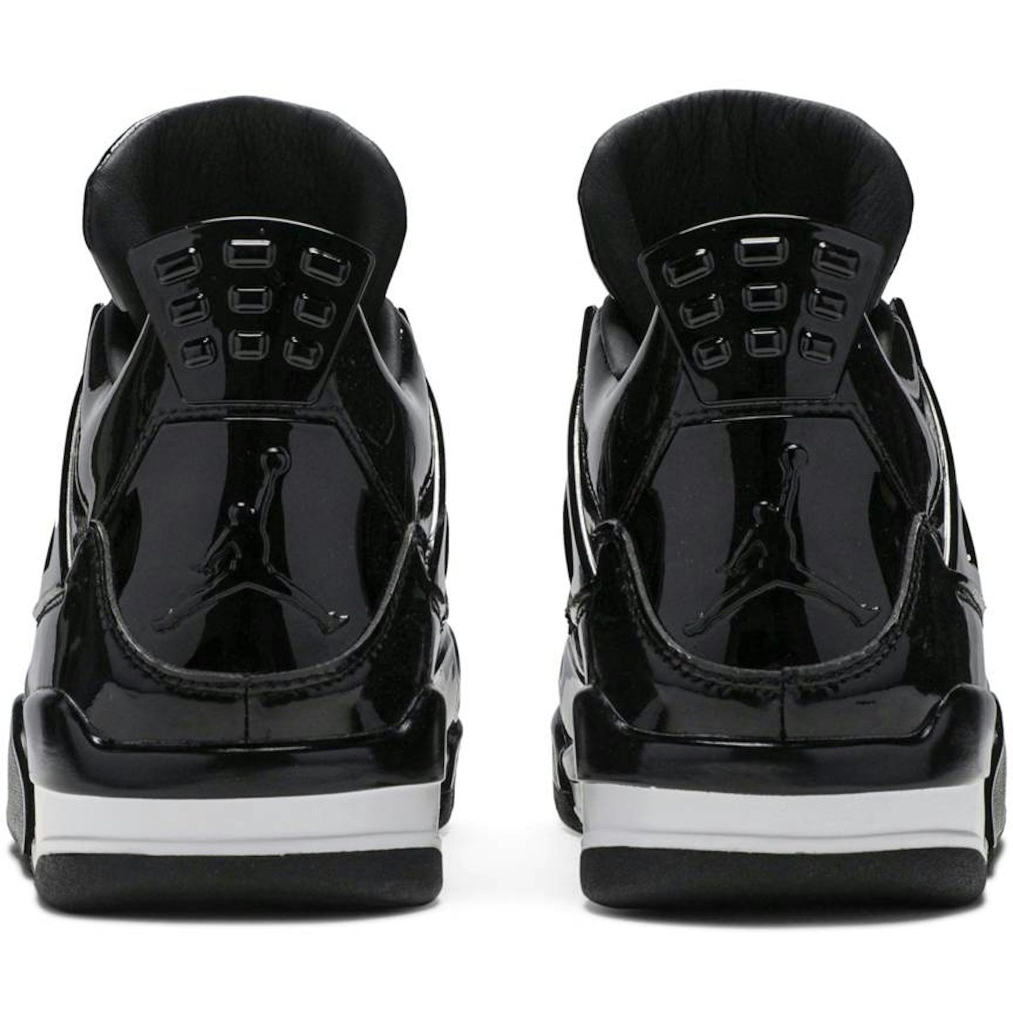 Custom Air Jordan 4 Retro 11Lab4 ‘Black Patent Leather’ Sneakers