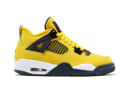 Custom Air Jordan 4 Retro ‘Lightning’ Sneakers