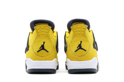 Custom Air Jordan 4 Retro ‘Lightning’ Sneakers