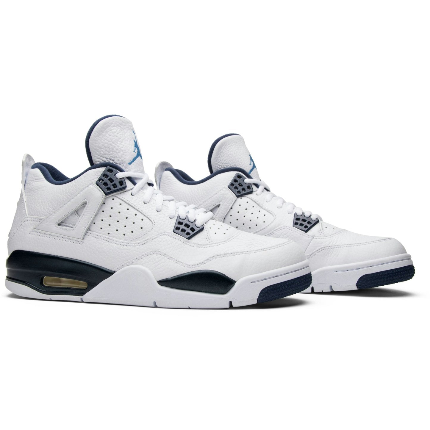 Custom Air Jordan 4 Retro LS ‘Legend Blue’ Sneakers