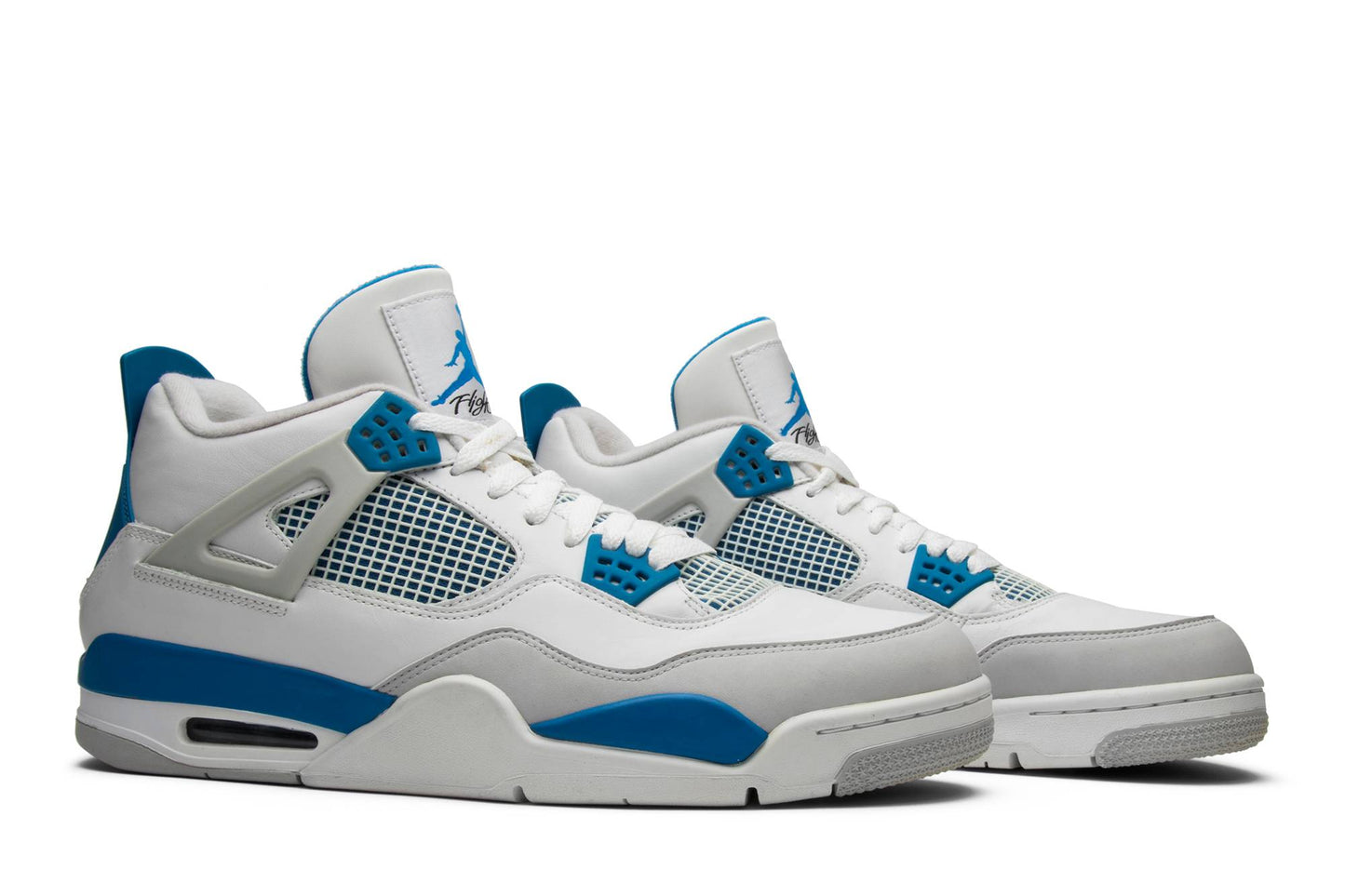 Custom Air Jordan 4 Retro ‘Military Blue’ Sneakers