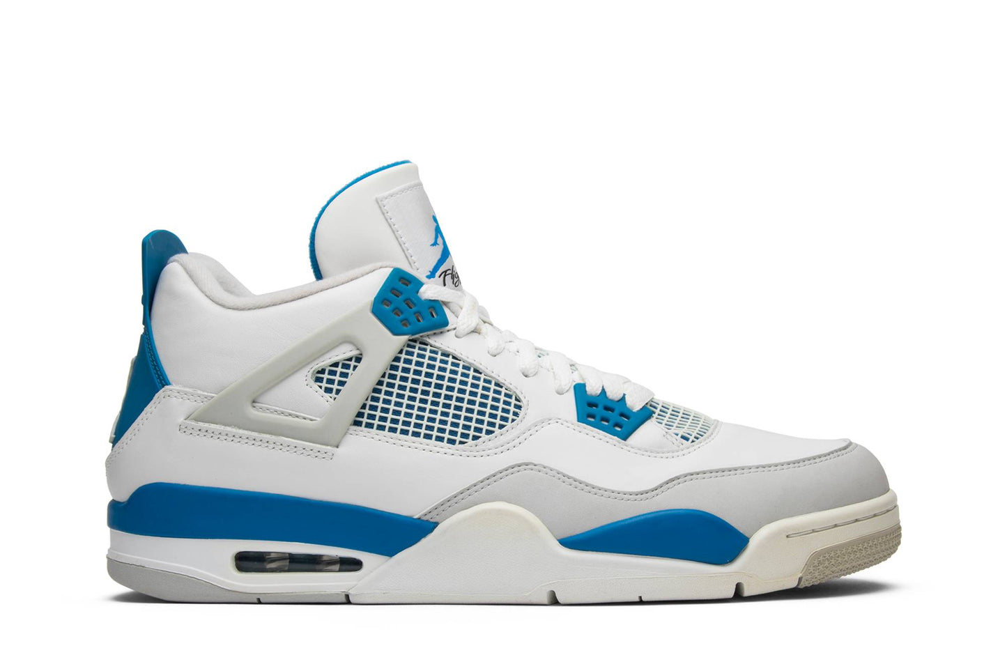 Custom Air Jordan 4 Retro ‘Military Blue’ Sneakers