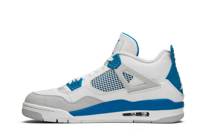 Custom Air Jordan 4 Retro ‘Military Blue’ Sneakers