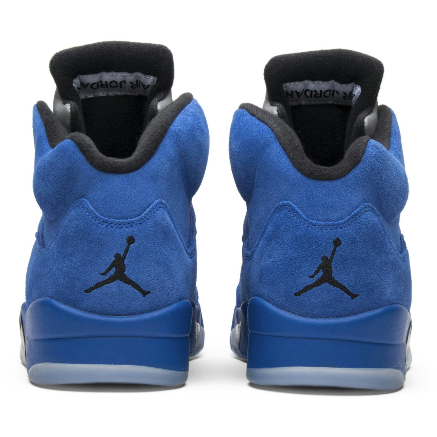 Custom Air Jordan 5 Retro ‘Blue Suede’ Sneakers