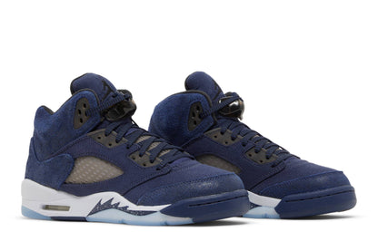 Custom Air Jordan 5 Retro ‘Midnight Navy’ Sneakers